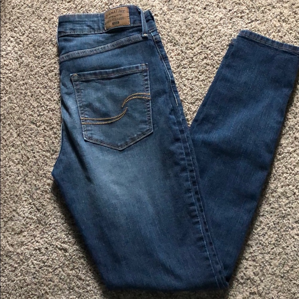 Levi Strauss Signature Mid-Rise Ankle Skinny jeans